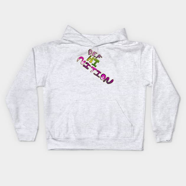 Hi Definition Kids Hoodie by IanWylie87